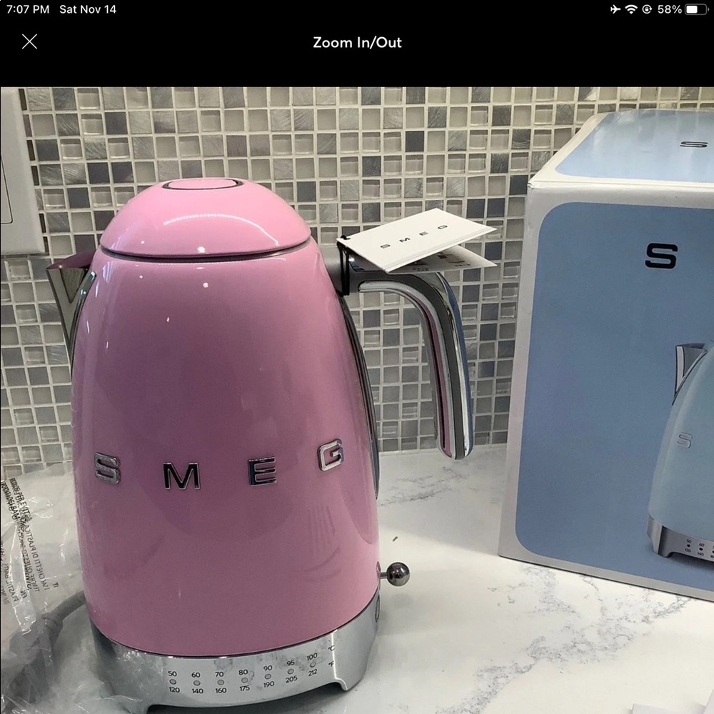Smeg tea Variable tempeture kettle NIB - Picture 3 of 3